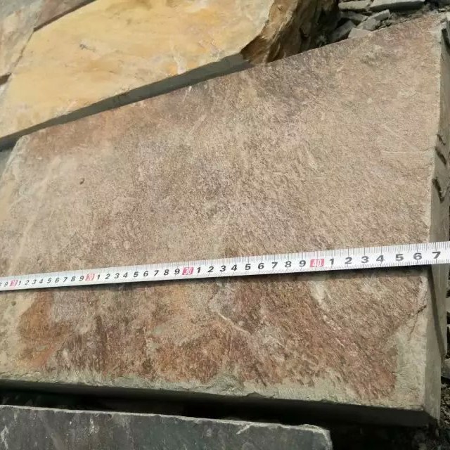 rust slate slabs